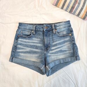 Women's Denim Cuffed Shorts